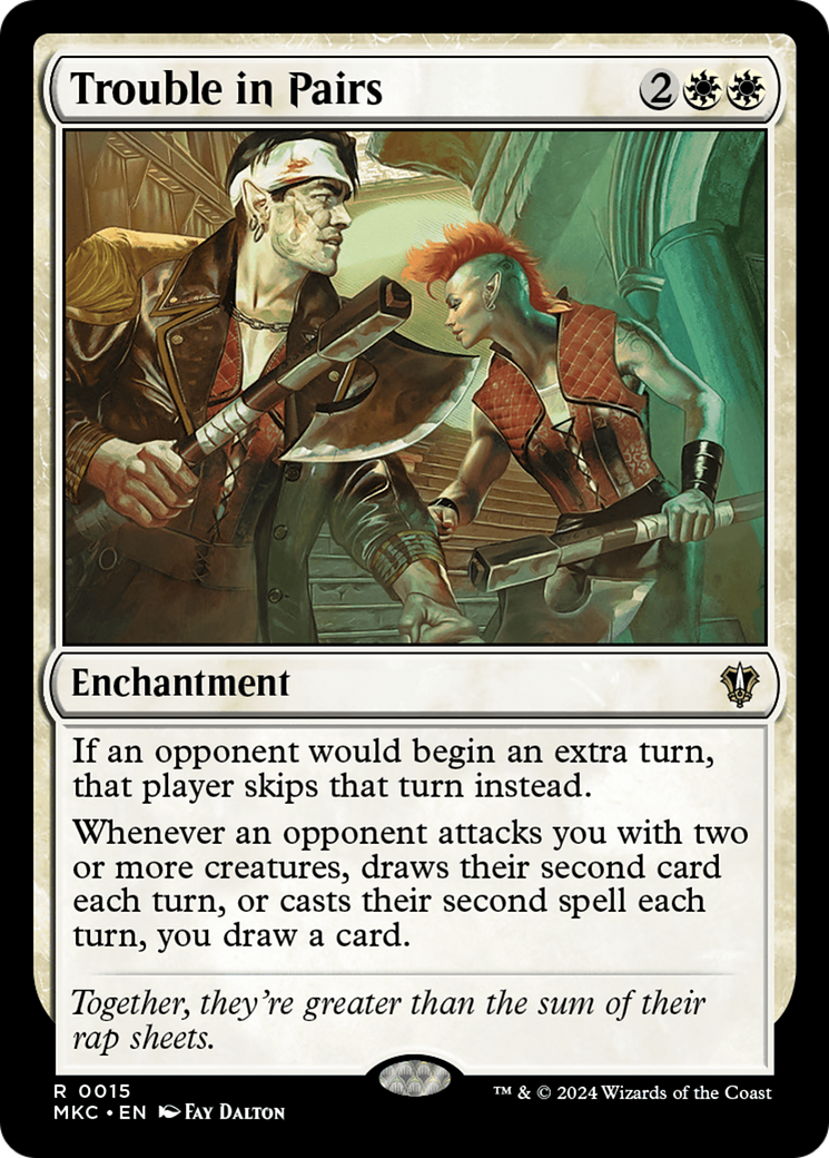 Image of Trouble in Pairs [Murders at Karlov Manor Commander]