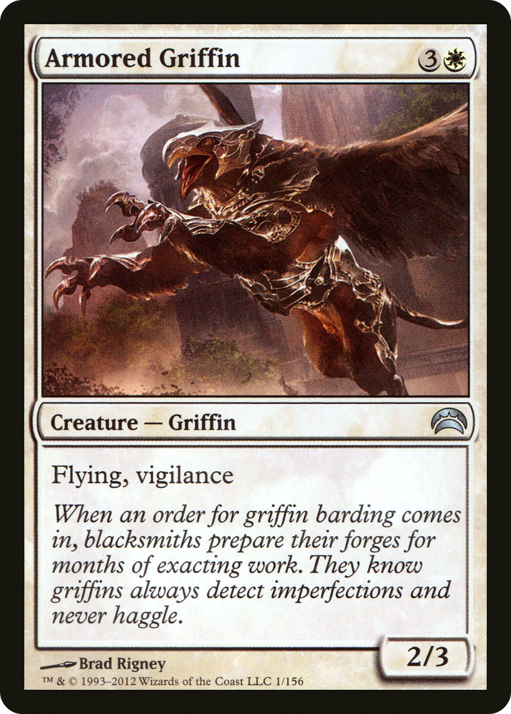 Image of Armored Griffin (PC2-001) - Planechase 2012 Foil