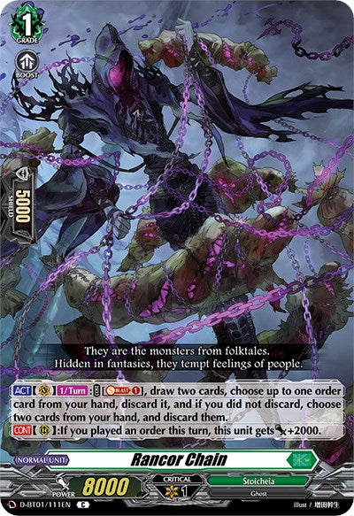 Image of Rancor Chain (D-BT01/111EN) [Genesis of the Five Greats]
