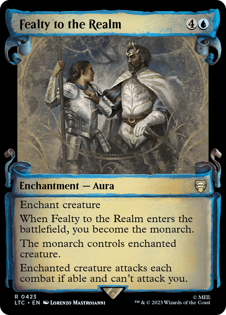 Image of Fealty to the Realm [The Lord of the Rings: Tales of Middle-Earth Commander Showcase Scrolls]