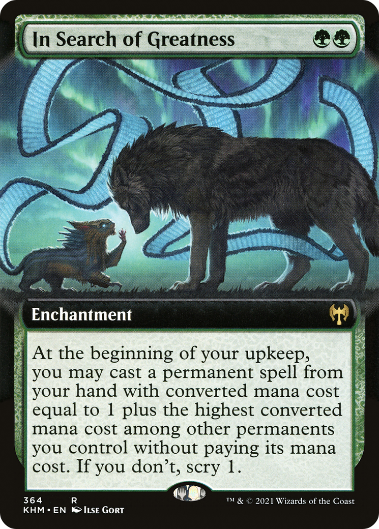 Image of In Search of Greatness (Extended Art) [Kaldheim]