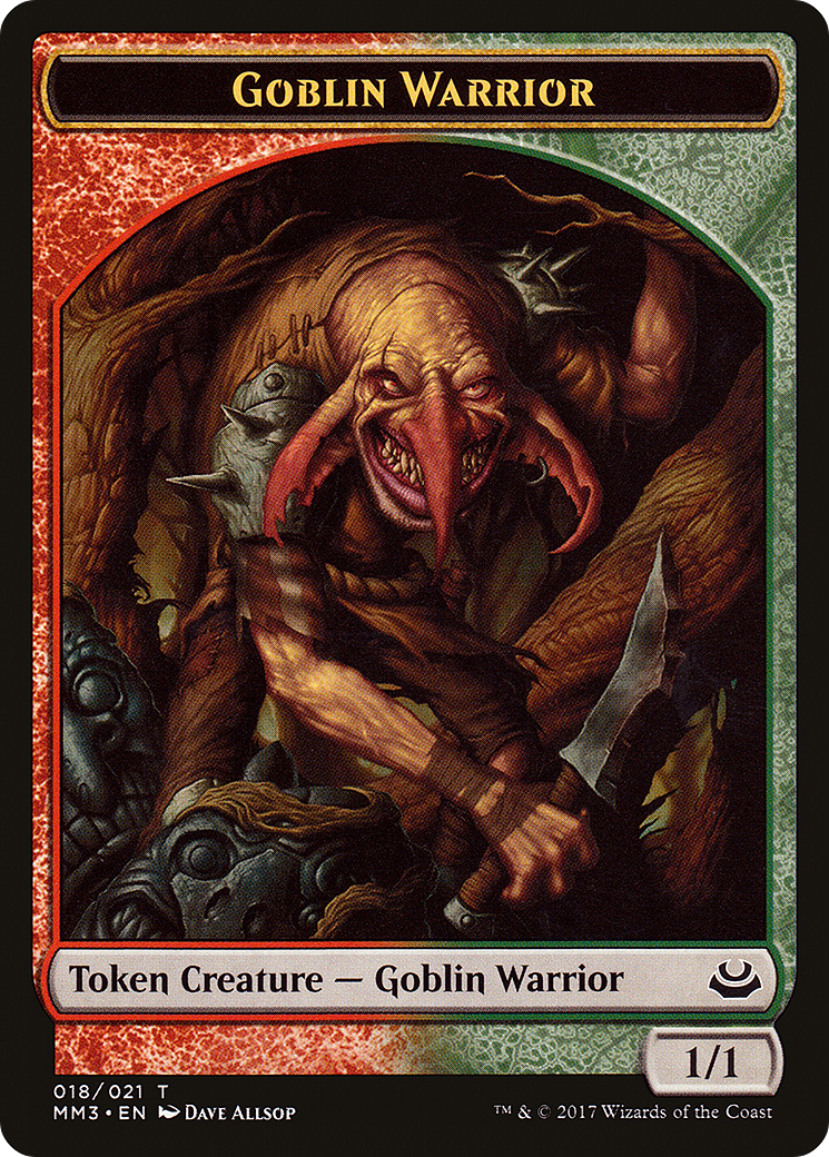 Image of Goblin Warrior Token [Modern Masters 2017 Tokens]