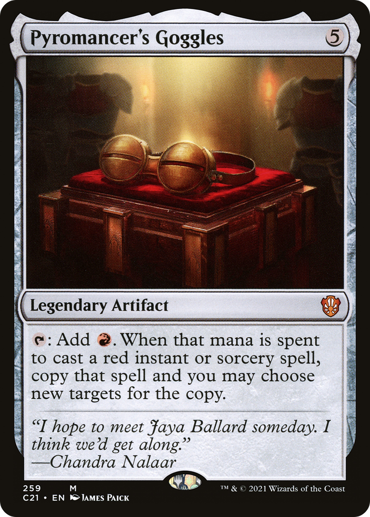 Image of Pyromancer's Goggles [Commander 2021]