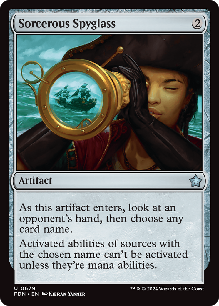 Image of Sorcerous Spyglass [Foundations]