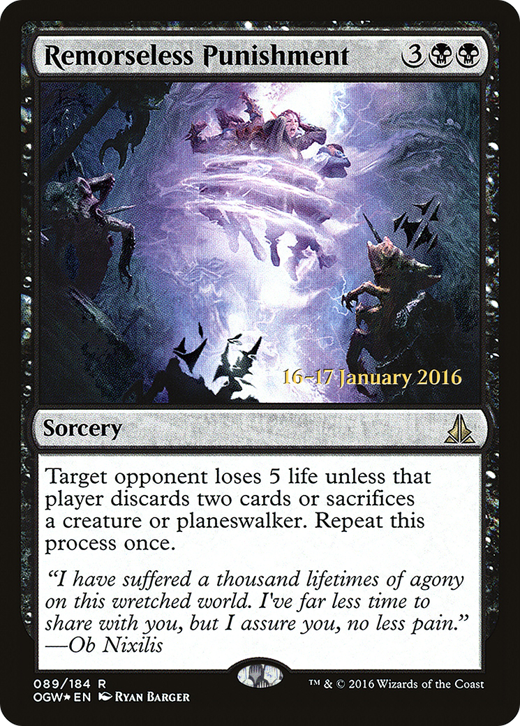 Image of Remorseless Punishment [Oath of the Gatewatch Prerelease Promos]