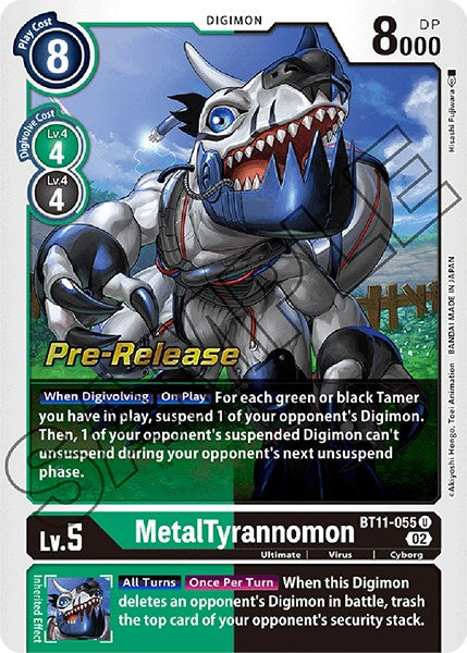 Image of MetalTyrannomon [BT11-055] [Dimensional Phase Pre-Release Promos]