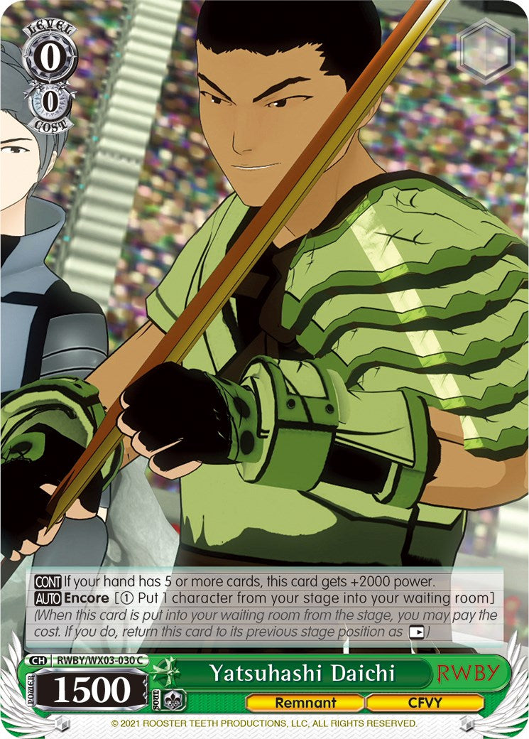 Image of Yatsuhashi Daichi (RWBY/WX03-030 C) [RWBY]