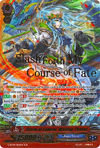 Image of Storm of Lament, Wailing Thavas (SGR) (G-BT09/002EN) [Divine Dragon Caper]