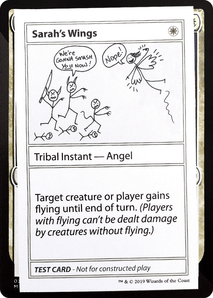 Image of Sarah's Wings (2021 Edition) [Mystery Booster Playtest Cards]