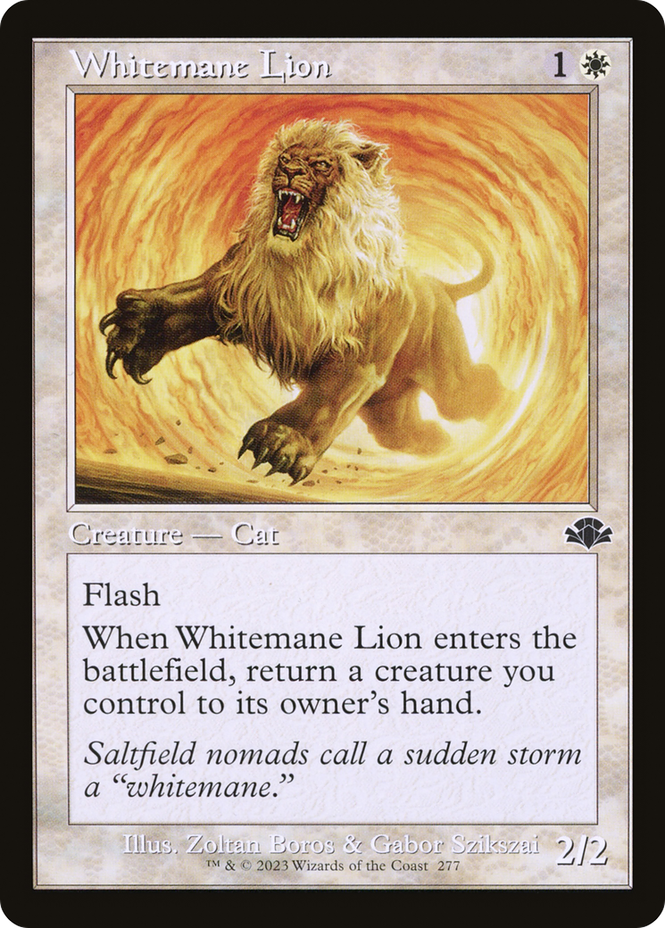 Image of Whitemane Lion (Retro) [Dominaria Remastered]