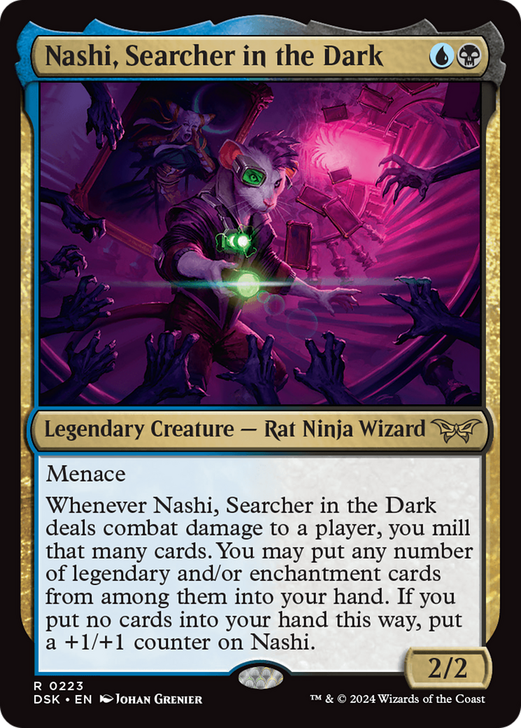 Image of Nashi, Searcher in the Dark [Duskmourn: House of Horror]