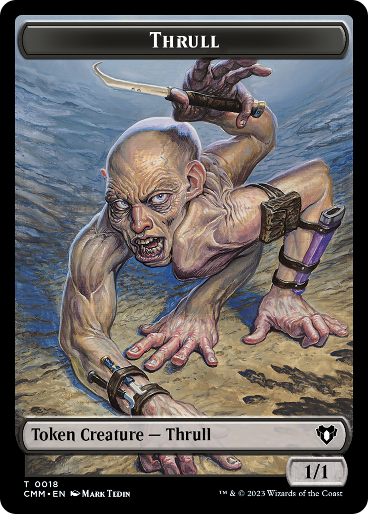 Image of Thrull Token [Commander Masters Tokens]