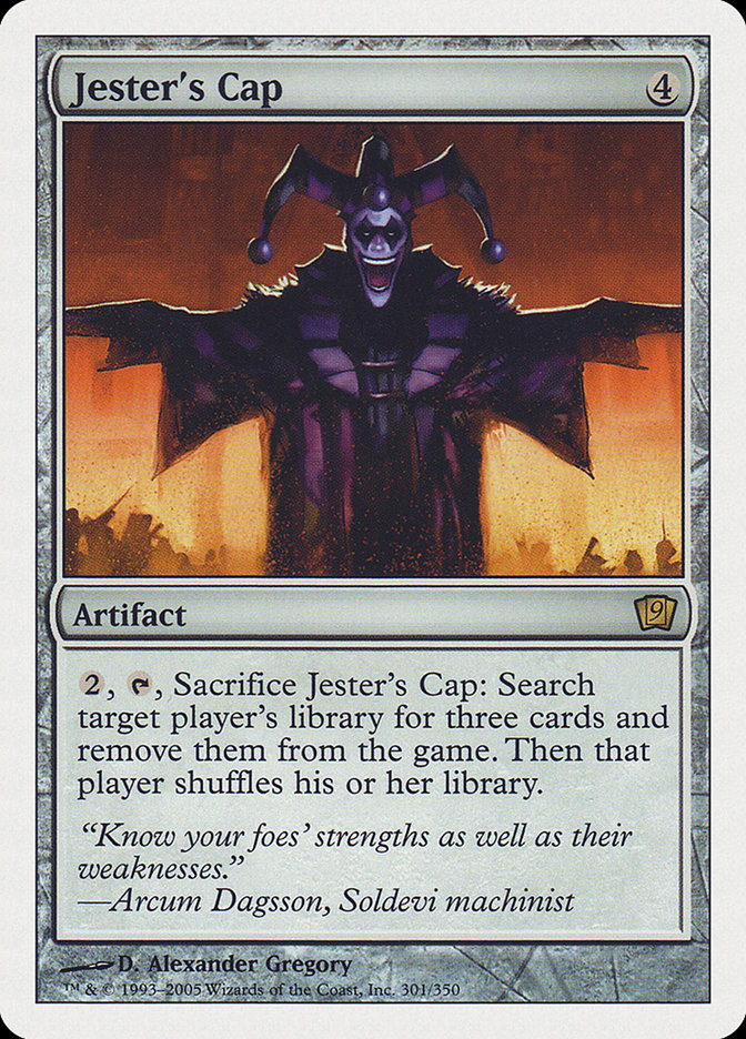 Image of Jester's Cap (9th Edition) [Oversize Cards]