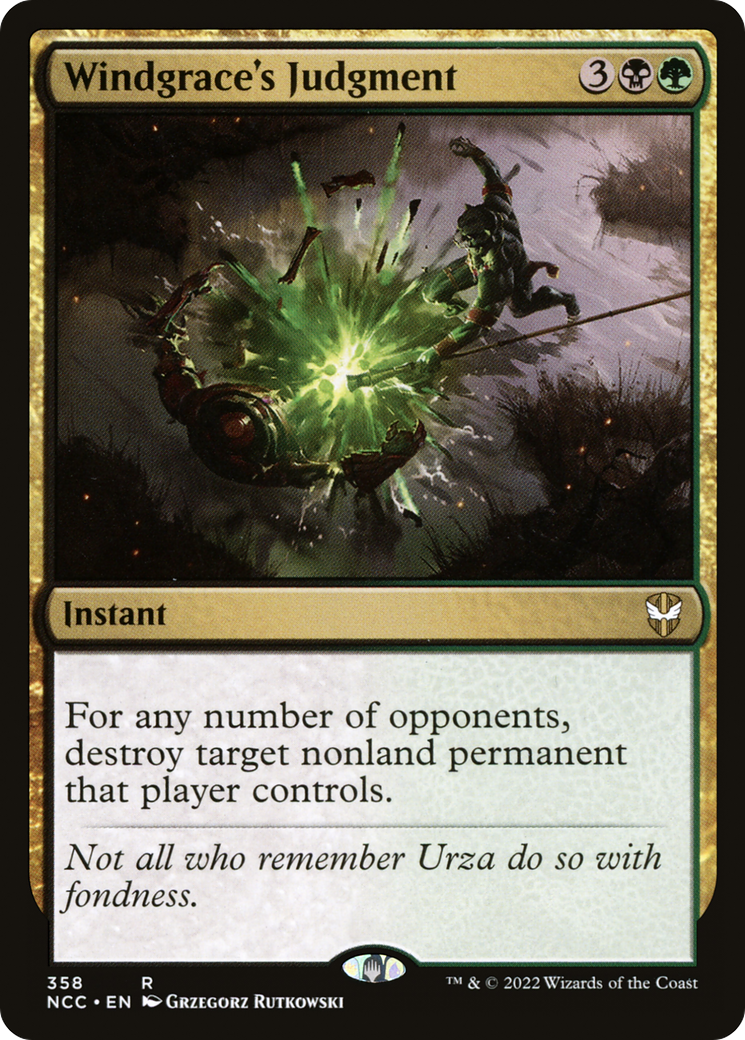 Image of Windgrace's Judgment [Streets of New Capenna Commander]