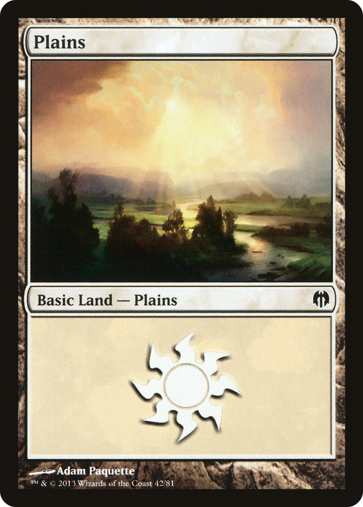 Image of Plains (42) [Duel Decks: Heroes vs. Monsters]