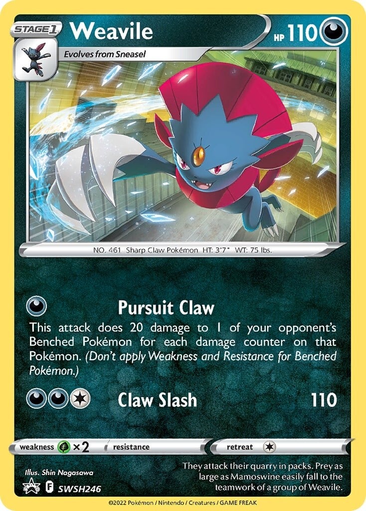 Image of Weavile (SWSH246) [Sword & Shield: Black Star Promos]