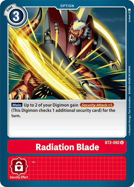 Image of Radiation Blade [BT2-092] [Release Special Booster Ver.1.0]