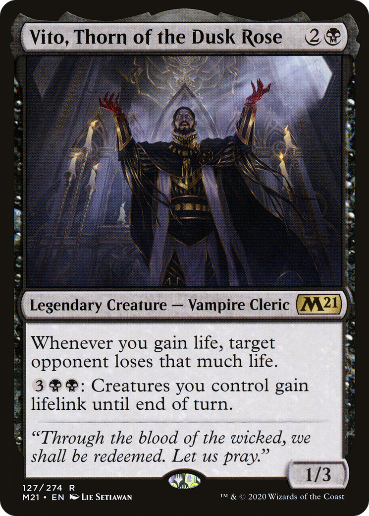 Image of Vito, Thorn of the Dusk Rose [Core Set 2021]