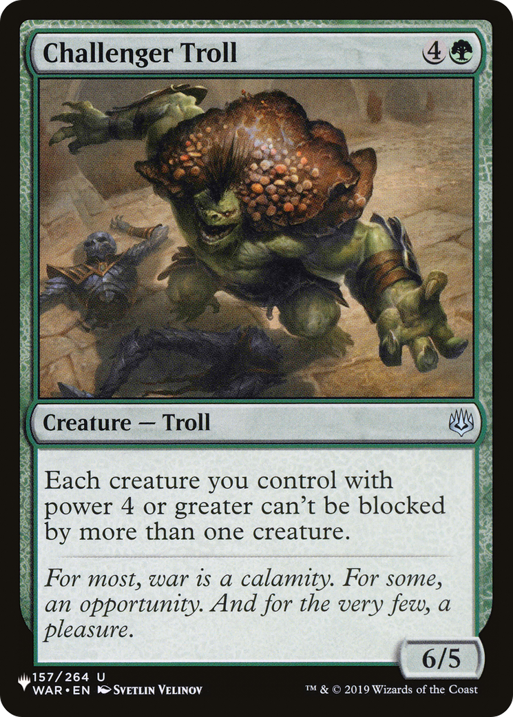 Image of Challenger Troll [The List]