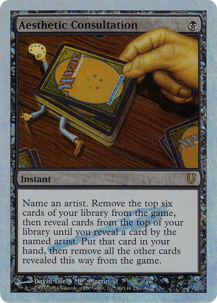 Image of Aesthetic Consultation (Alternate Foil) [Unhinged]