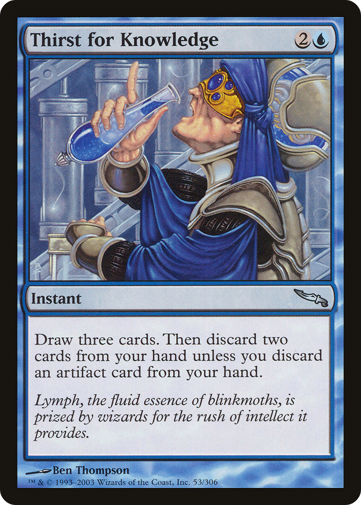 Image of Thirst for Knowledge [Mirrodin]