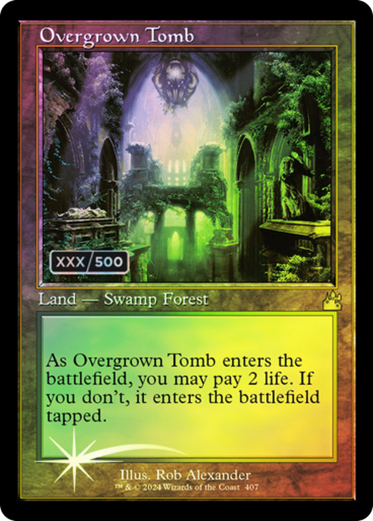 Image of Overgrown Tomb (Retro) (Serialized) [Ravnica Remastered]