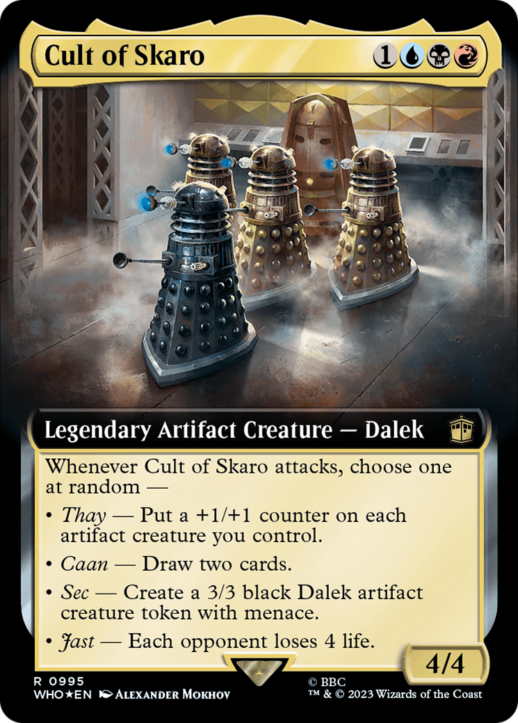 Image of Cult of Skaro (Extended Art) (Surge Foil) [Doctor Who]