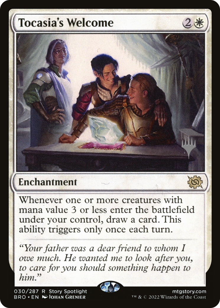 Image of Tocasia's Welcome (Promo Pack) [The Brothers' War Promos]