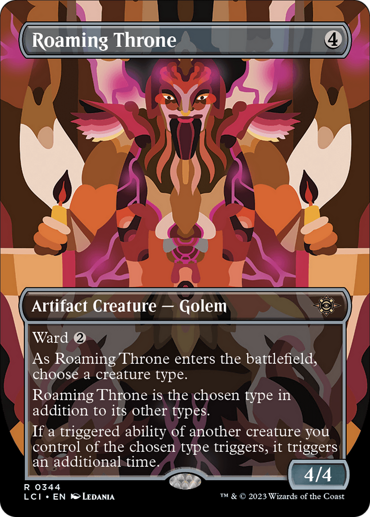 Image of Roaming Throne (Borderless) [The Lost Caverns of Ixalan]