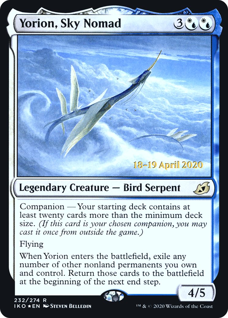 Image of Yorion, Sky Nomad [Ikoria: Lair of Behemoths Prerelease Promos]