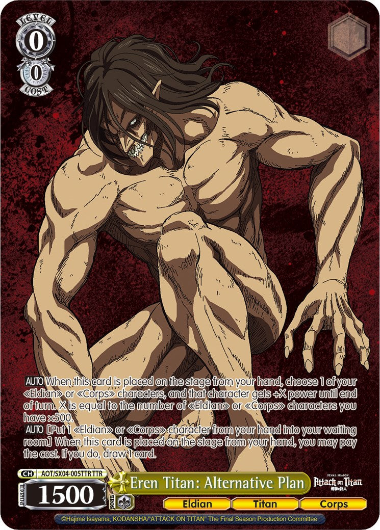 Image of Eren Titan: Alternative Plan (Foil) [Attack On Titan: Final Season]