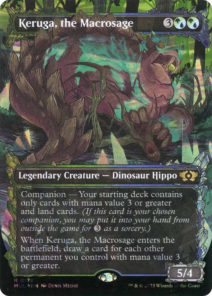 Image of Keruga, the Macrosage (Halo Foil) [Multiverse Legends]