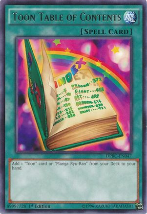 Image of Toon Table of Contents [DPBC-EN047] Rare