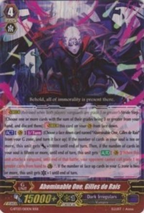 Image of Abominable One, Gilles de Rais (SOVEREIGN STAR DRAGON)