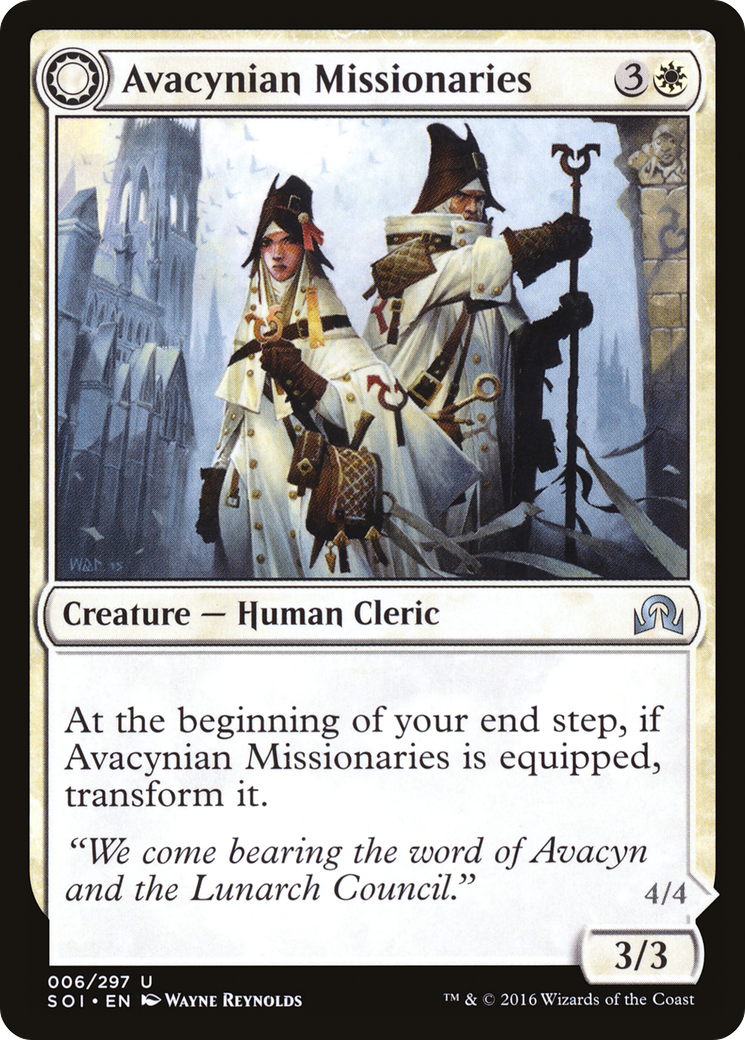 Image of Avacynian Missionaries // Lunarch Inquisitors [Shadows over Innistrad]