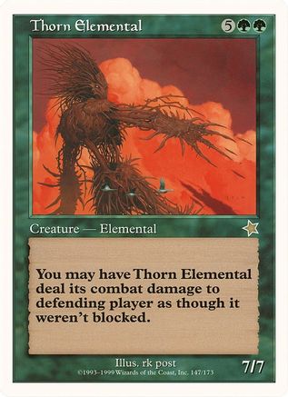 Image of Thorn Elemental (Starter 1999) (OVER-147) - Oversize Cards