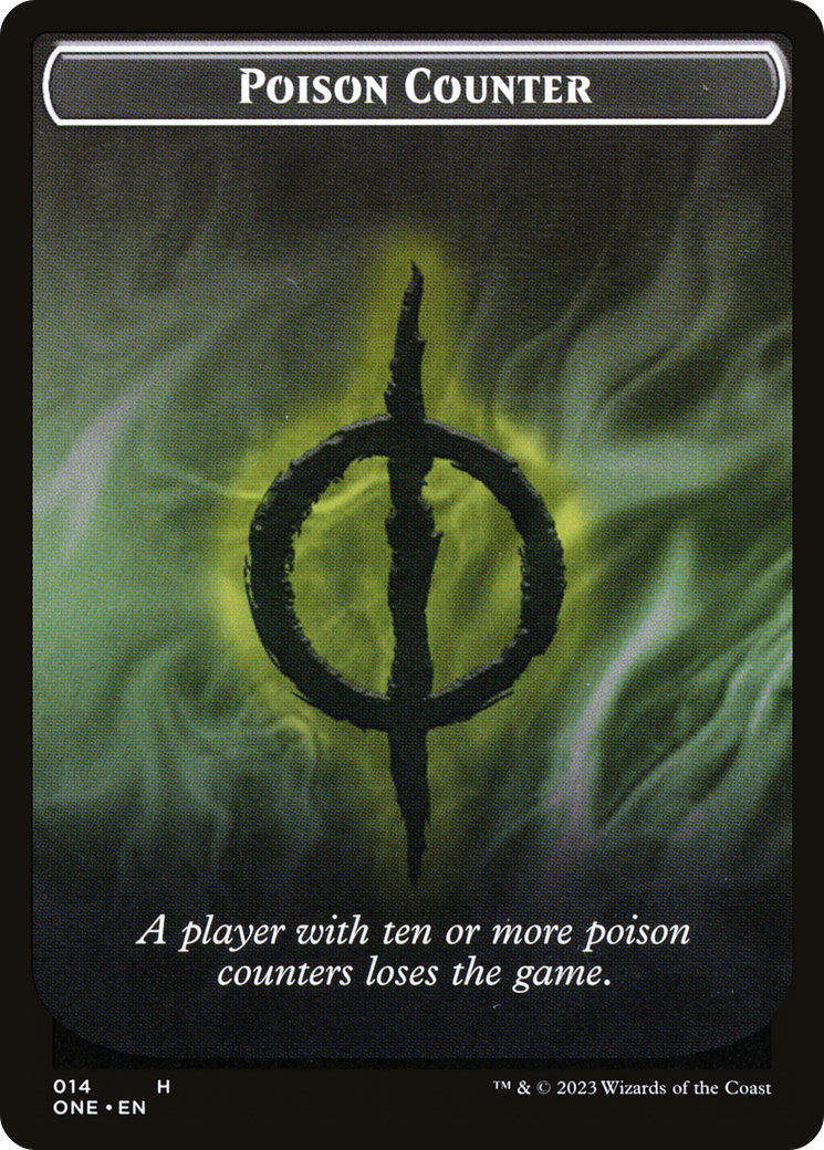 Image of Poison Counter Token [Phyrexia: All Will Be One Tokens]