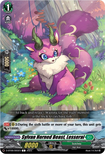 Image of Sylvan Horned Beast, Lesserai (D-BT09/093EN) [Dragontree Invasion]