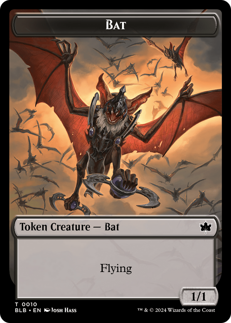 Image of Bat Token [Bloomburrow Tokens]
