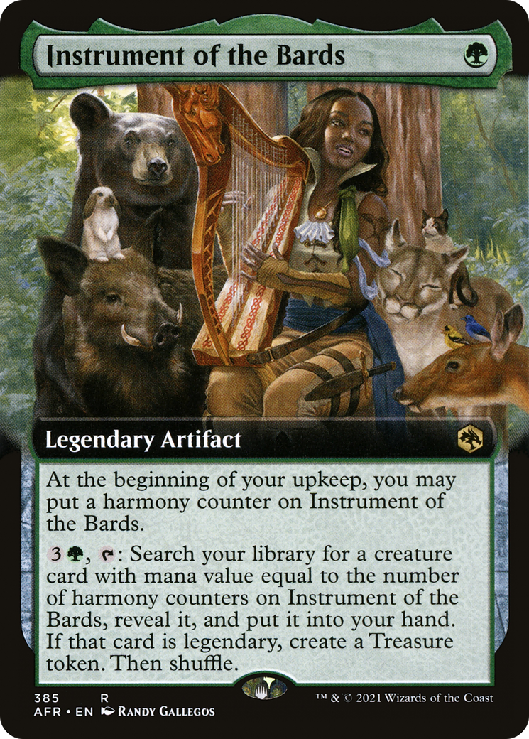 Image of Instrument of the Bards (Extended Art) [Dungeons & Dragons: Adventures in the Forgotten Realms]