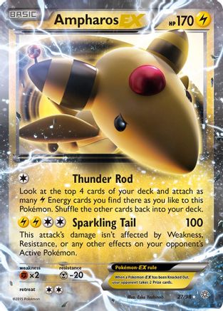 Image of Ampharos EX (27/98) [XY: Ancient Origins]