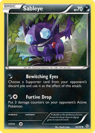 Image of Sableye (44/98) [XY: Ancient Origins]