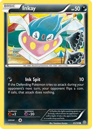 Image of Inkay (45/98) [XY: Ancient Origins]