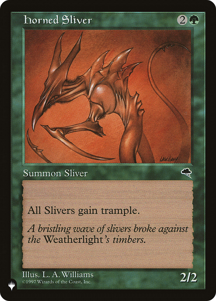Image of Horned Sliver [The List]