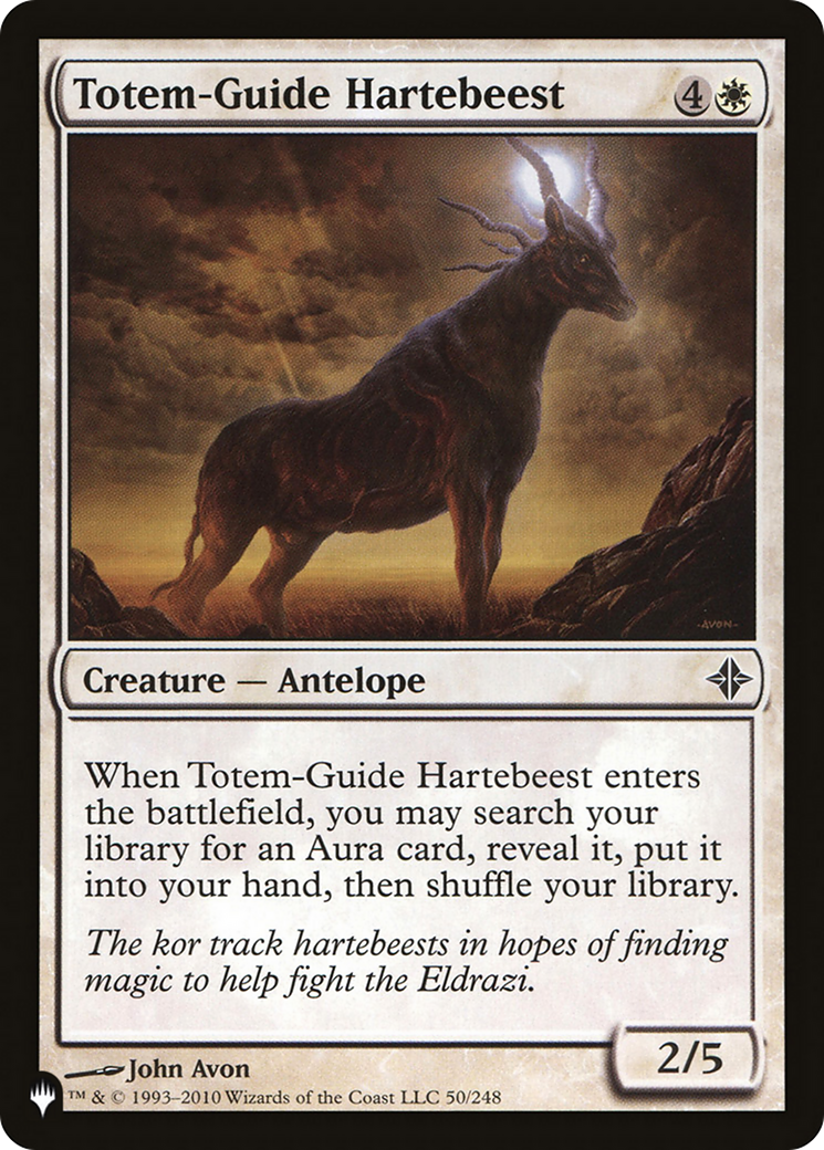 Image of Totem-Guide Hartebeest [The List]