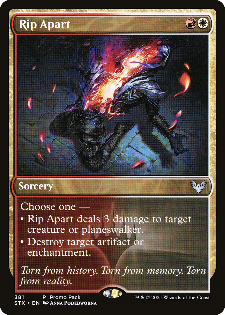 Image of Rip Apart (Promo Pack) [Strixhaven: School of Mages Promos]