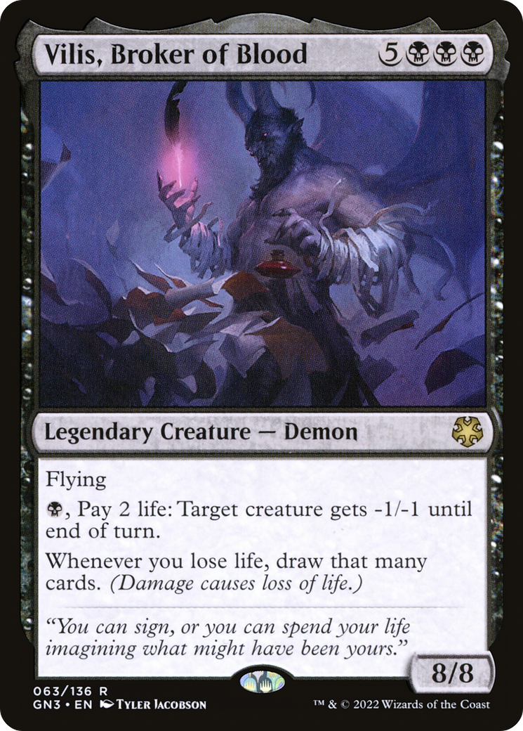 Image of Vilis, Broker of Blood [Game Night: Free-for-All]