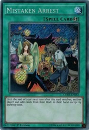 Image of Mistaken Arrest [CORE-EN065] Secret Rare