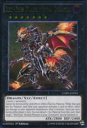 Image of Red-Eyes Flare Metal Dragon [CORE-EN054] Ultimate Rare