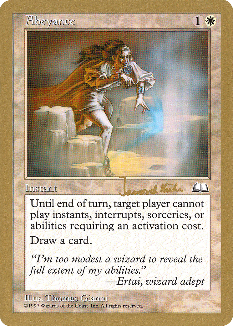 Image of Abeyance (Janosch Kuhn) [World Championship Decks 1997]
